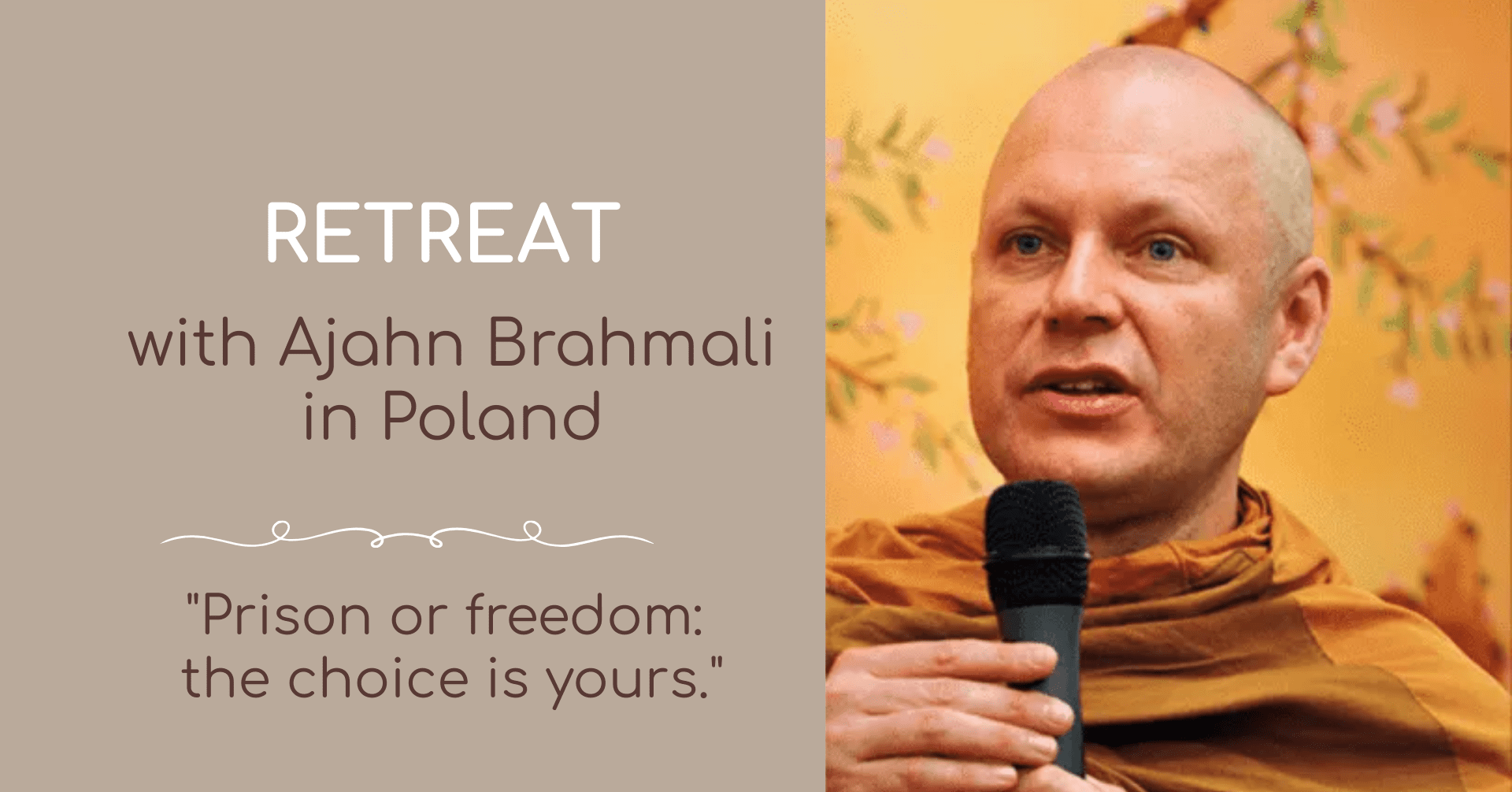 Retreat with Ajahn Brahmali in Poland: 15-18 june 2025 r.