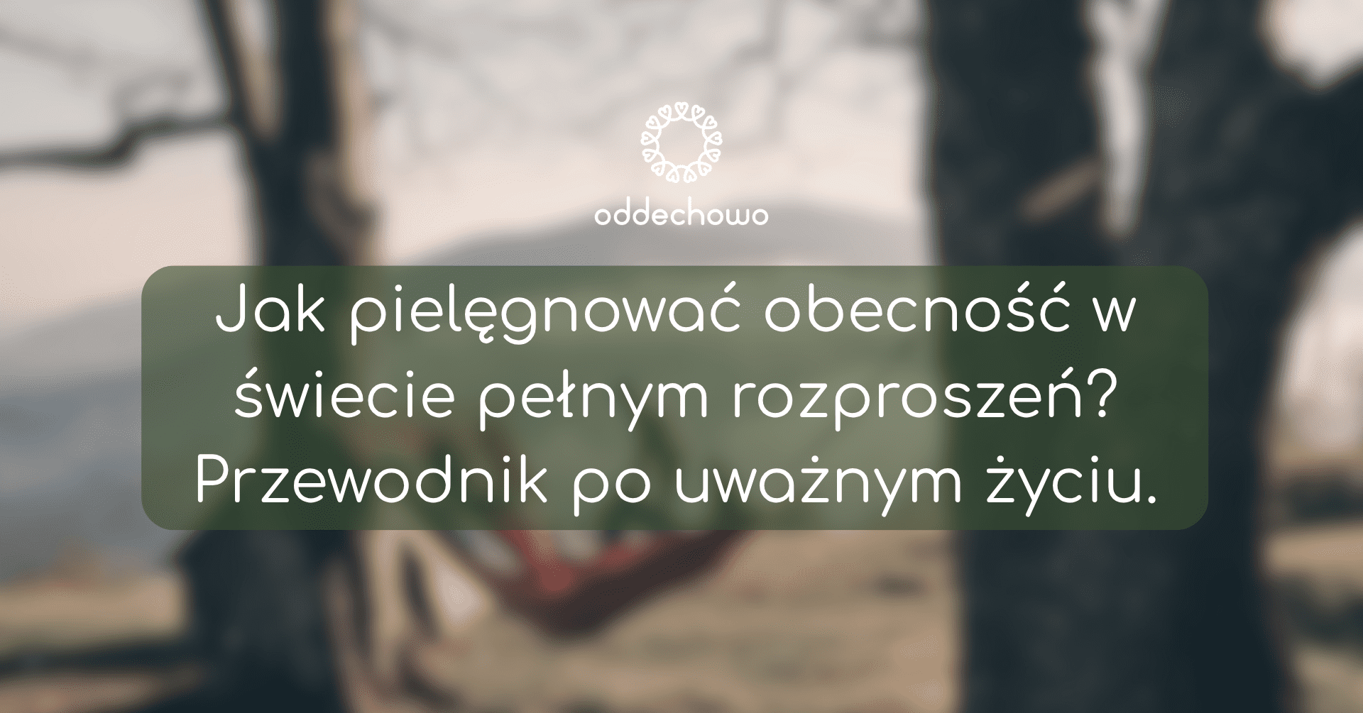 Jak pielęgnować obecność w świecie pełnym rozproszeń? Przewodnik po uważnym życiu.