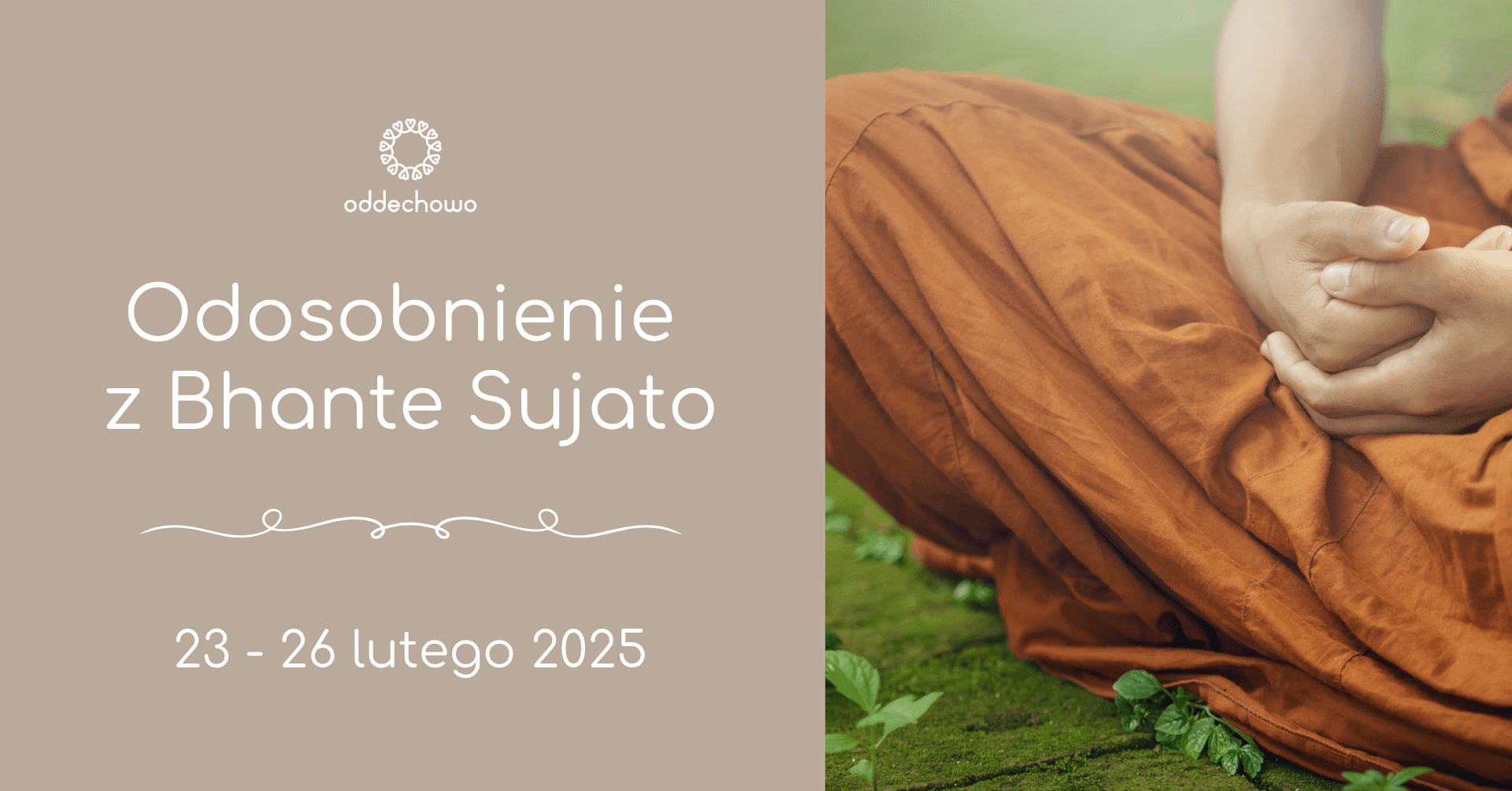 Drugie spotkanie z australijskim mnichem, wybitnym nauczycielem, uczniem Ajahna Brahma podczas jego odwiedzin w Polsce. Odosobnienie w terminie 17-20 listopada 2024 r. to 3 dni ciszy, skupienia i medytacji pod hasłem „Jhany na szybko – to kiepski pomysł, zróbmy to powoli” (Fast Jhanas! — is a terrible idea, let’s take it slow)”.